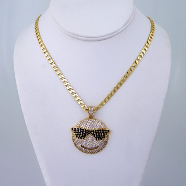 Cadenas & Colgantes/ Chain/Pendants/ Zircon Stone/ 14K Real Color/ 6mmx60cm// SET1195