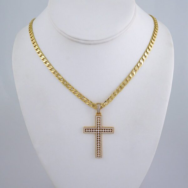 Cadenas & Colgantes/ Chain/Pendants/ Zircon Stone/ 14K Real Color/ 5mmx60cm// SET1203