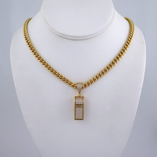 Cadenas & Colgantes/ Chain/Pendants/ Zircon Stone/ 14K Real Color/ 6mmx60cm// SET1204
