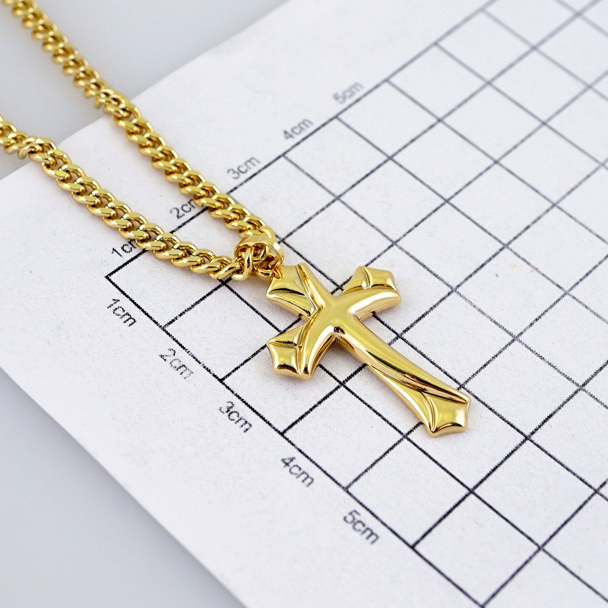Cadenas & Colgantes/ Chain W/Pendants/ 14K Real Color/ Plain/ 3mmx50cm// SET1210 - Image 3