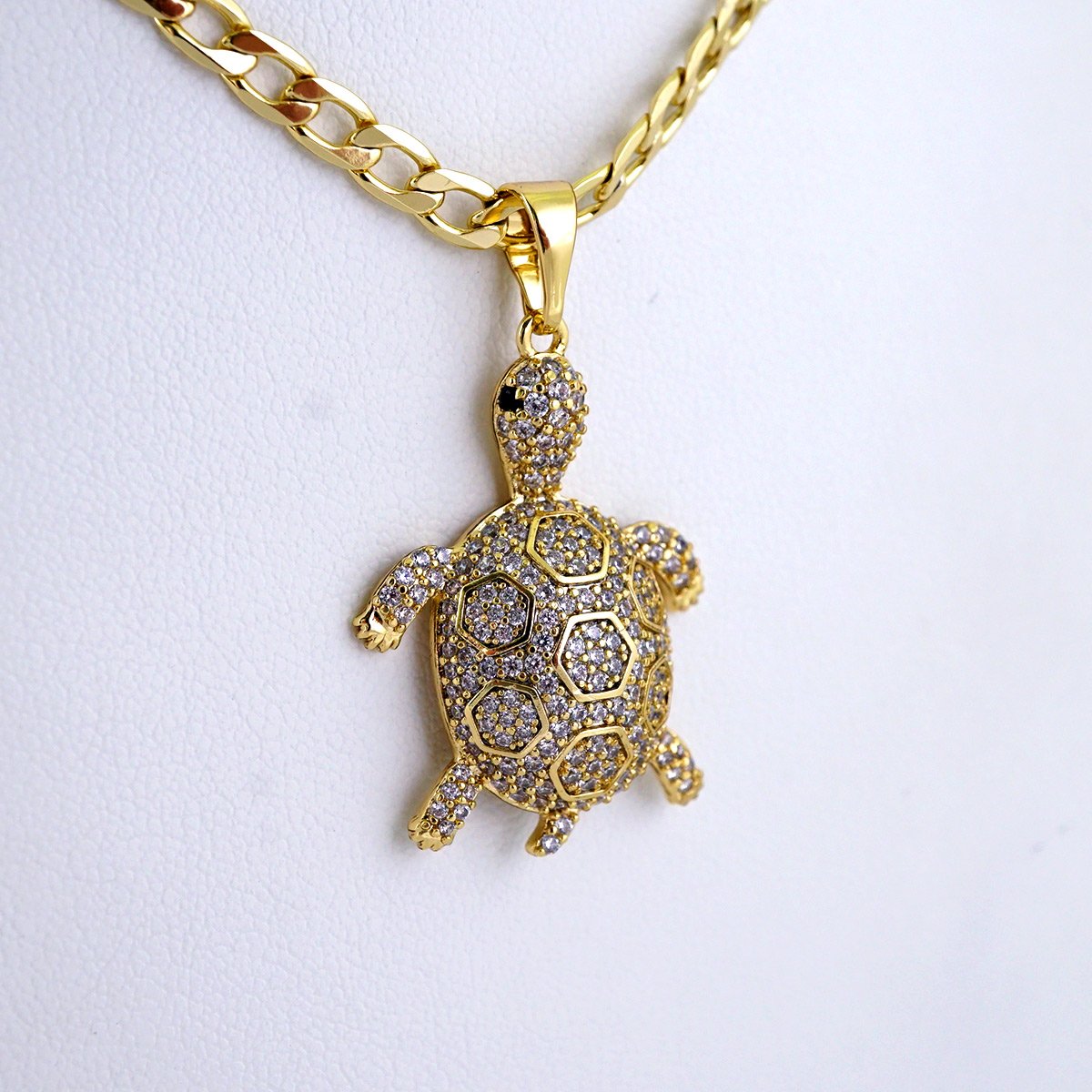 Cadenas & Colgantes/ Chain W/Pendants/ 14K Real Color/ Zircon Stone/4mmx45cm// SET1213 - Image 2