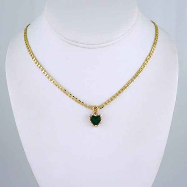 Cadenas & Colgantes/ Chain/Pendants/ Zircon Stone/ 14K Real Color/ 3mmx45cm// SET1222