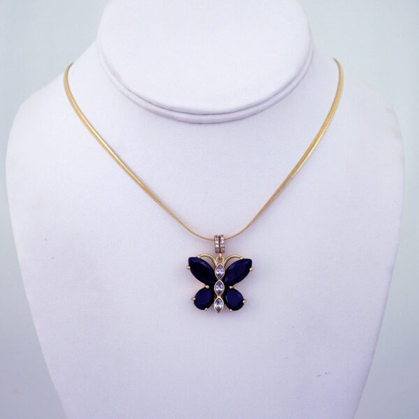 Cadenas & Colgantes/ Chain/Pendants/ Zircon Stone/ 14K Real Color/ 3mmx45cm// SET1239
