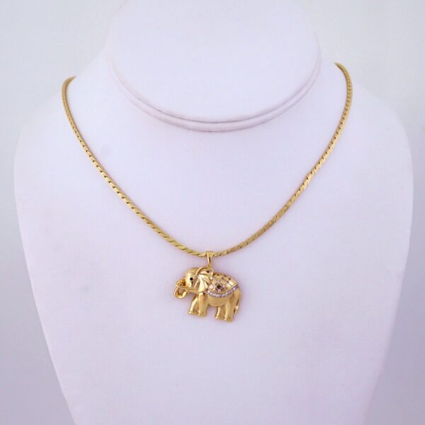 Cadenas & Colgantes/ Chain/Pendants/ Zircon Stone/ 14K Real Color/ 3mmx45cm// SET1248