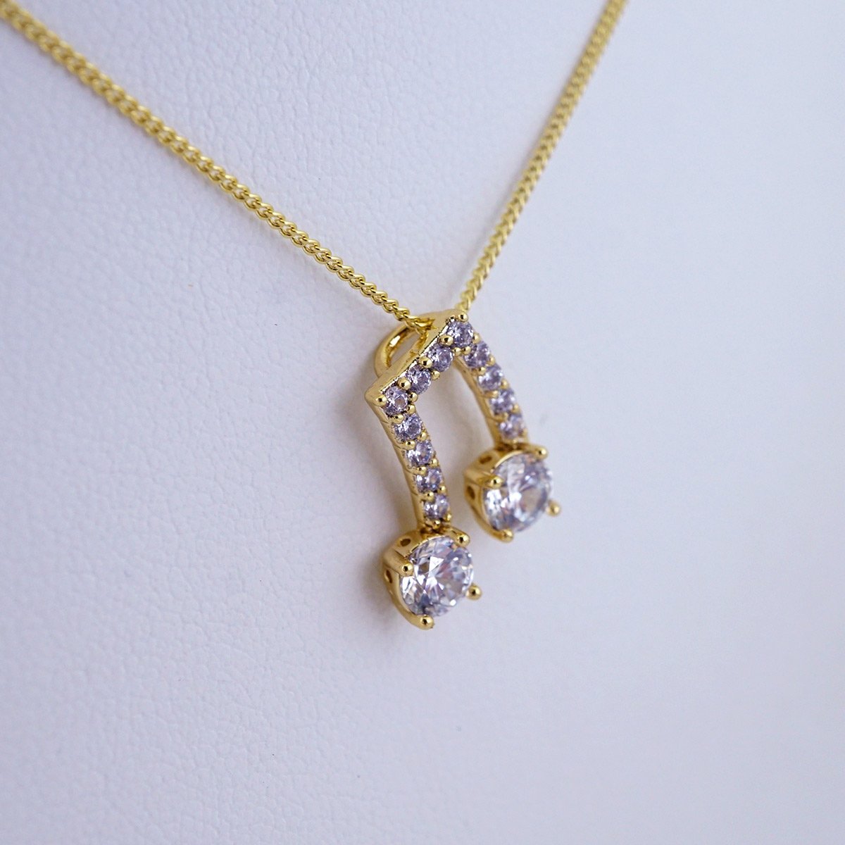 Cadenas & Colgantes/ Chain/Pendants/ Zircon Stone/ 14K Real Color/ 2mmx45cm// SET1250 - Image 2