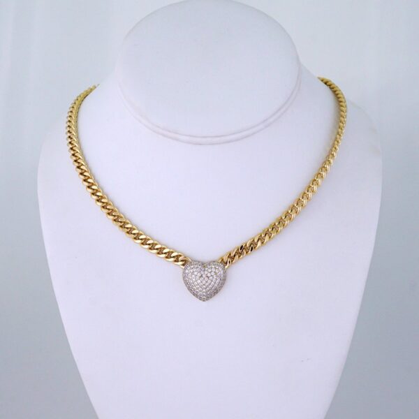 Cadenas & Colgantes/ Chain/Pendants/ Zircon Stone/ 14K Real Color/ 6mmx50cm// SET1254