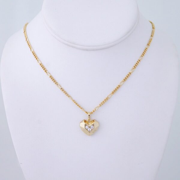 Cadenas & Colgantes/ Chain/Pendants/ Zircon Stone/ 14K Real Color/ 3mmx45cm// SET1270