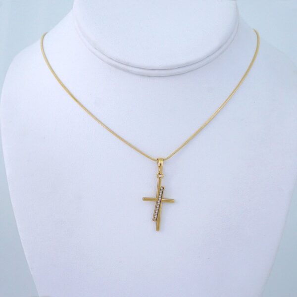 Cadenas & Colgantes/ Chain/Pendants/ Zircon Stone/ 14K Real Color/ 2mmx50cm// SET1273