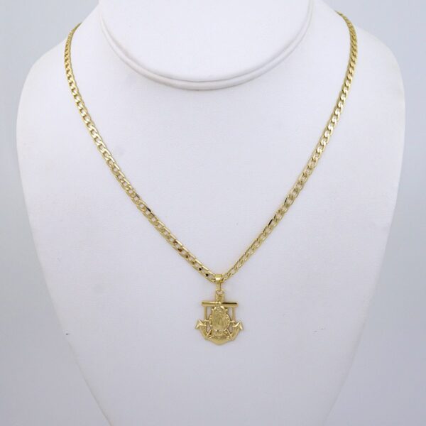 Cadenas & Colgantes-Chain Pendants-Plain-14K Real Color