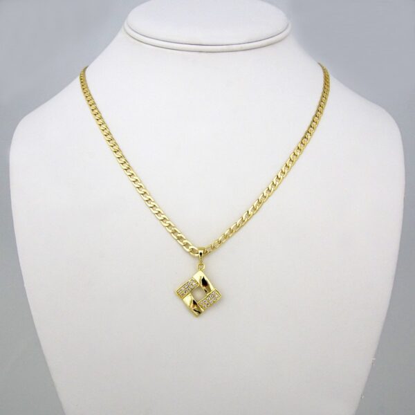Cadenas & Colgantes/ Chain W/  Pendants /  14K Real Color// SET136