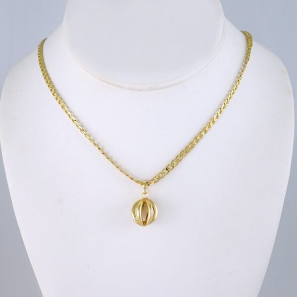SET1370 Cadenas & Colgantes - Chain & Pendants -14K Real Color / 3mmX50cm