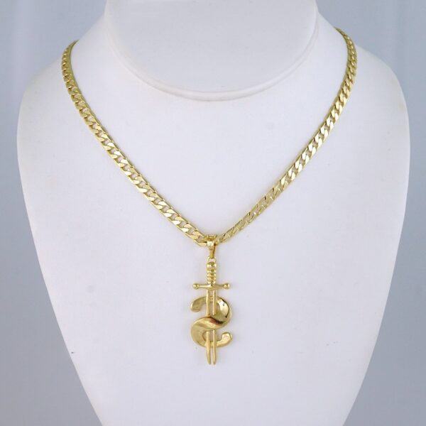SET1372 Cadenas & Colgantes - Chain & Pendants -14K Real Color/5mmX60cm