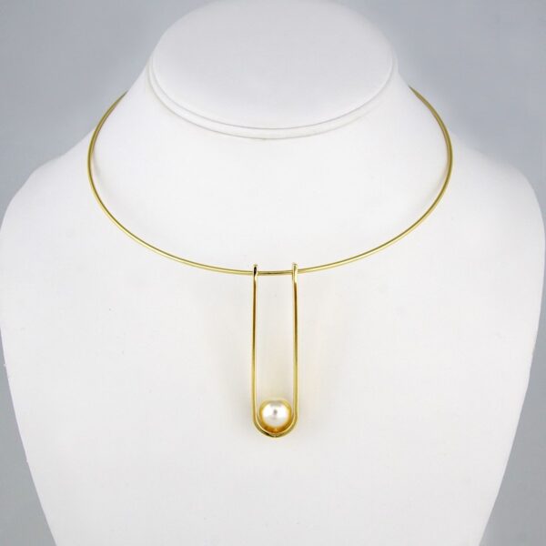 Gargantilla / Choker W/ 14K Real Color/ Plain/ Aro Duro/ SET139