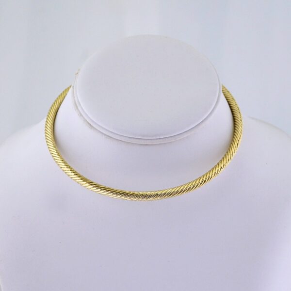 SET1392 Gargantilla - Choker /Hard/Duro 6mm x 42cm