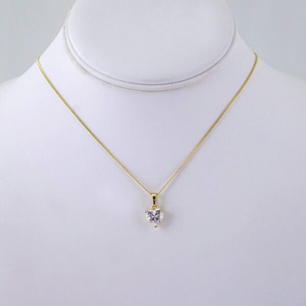 SET1396 Cadenas & Colgantes/ Chain/ Pendants/Zircon Stone /14K Real Color/ 2mmX45cm