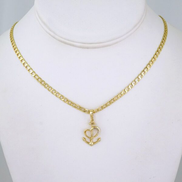 SET1412 Cadenas & Colgantes/ Chain W/Pendants /14K Real Color 3mmX45cm