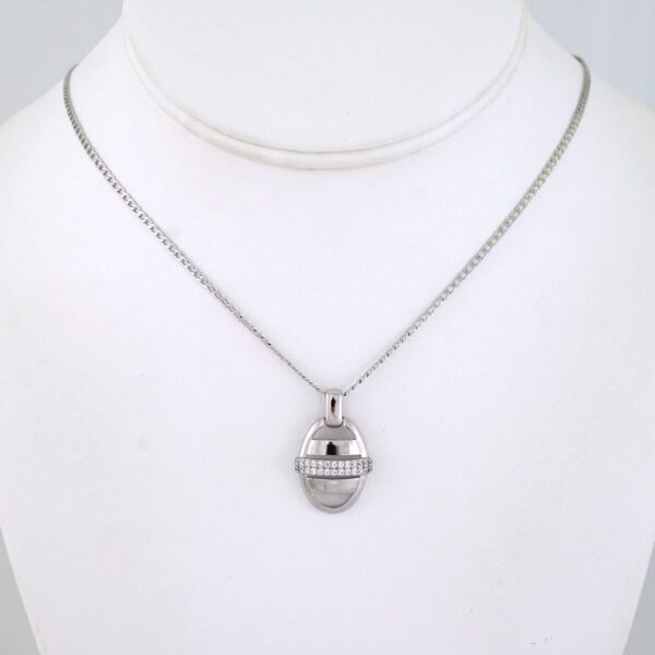 SET1453 Cadenas & Colgantes/ Chain &  Pendants/  Zircon Stone// Silver Color/ 2mmX50cm