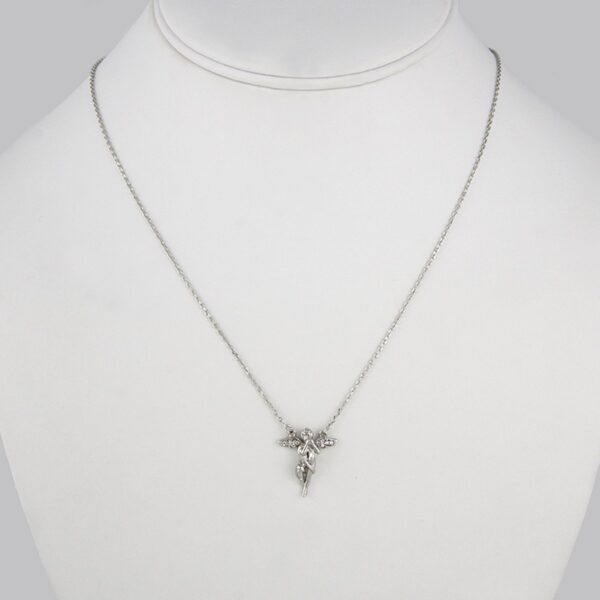 Cadenas & Colgantes/ Chain W/  Pendants/  Silver Color/  Zircon Stone// SET161