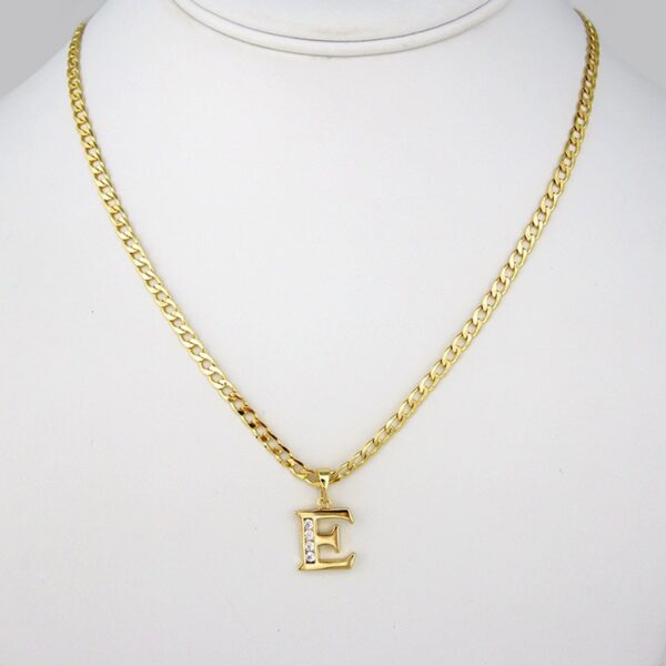 Cadenas & Colgantes/Chain W/Pendants / 14K Real Color/  Zircon Stone/  3mm x 45cm// SET181