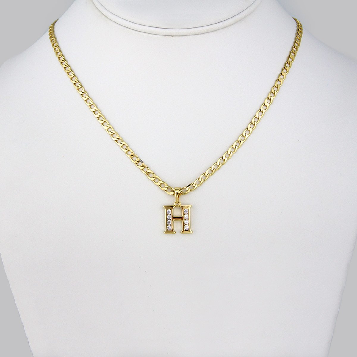 Cadenas & Colgantes/Chain W/Pendants / 14K Real Color/ Zircon Stone/ 3mm x 45cm// SET184