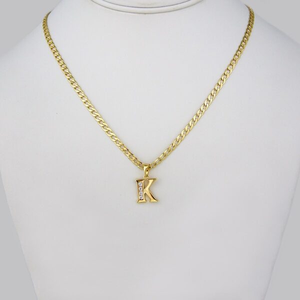 Cadenas & Colgantes/Chain W/Pendants / 14K Real Color/  Zircon Stone/  3mm x 45cm// SET187
