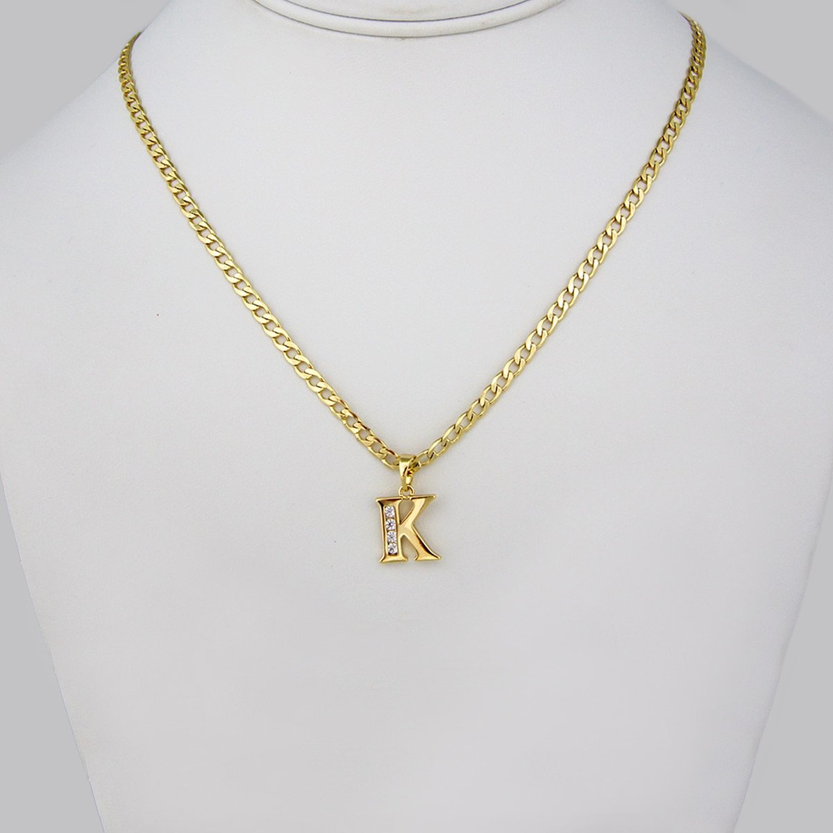 Cadenas & Colgantes/Chain W/Pendants / 14K Real Color/ Zircon Stone/ 3mm x 45cm// SET187