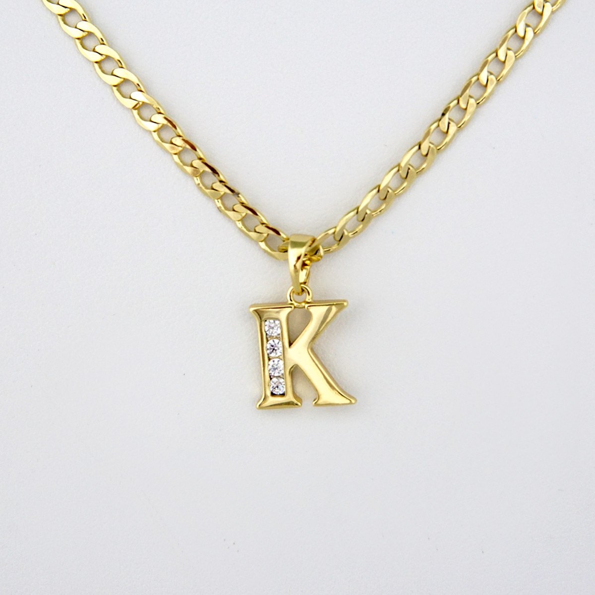 Cadenas & Colgantes/Chain W/Pendants / 14K Real Color/ Zircon Stone/ 3mm x 45cm// SET187 - Image 2
