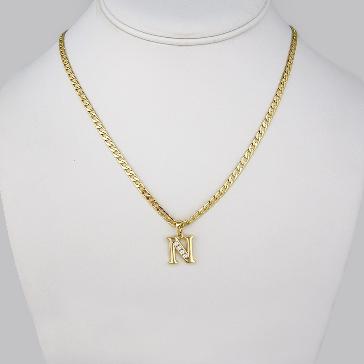 Cadenas & Colgantes/Chain W/Pendants / 14K Real Color/ Zircon Stone/ 3mm x 45cm// SET190