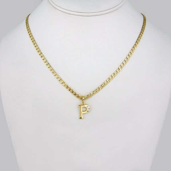 Cadenas & Colgantes/Chain W/Pendants / 14K Real Color/  Zircon Stone/  3mm x 45cm// SET192