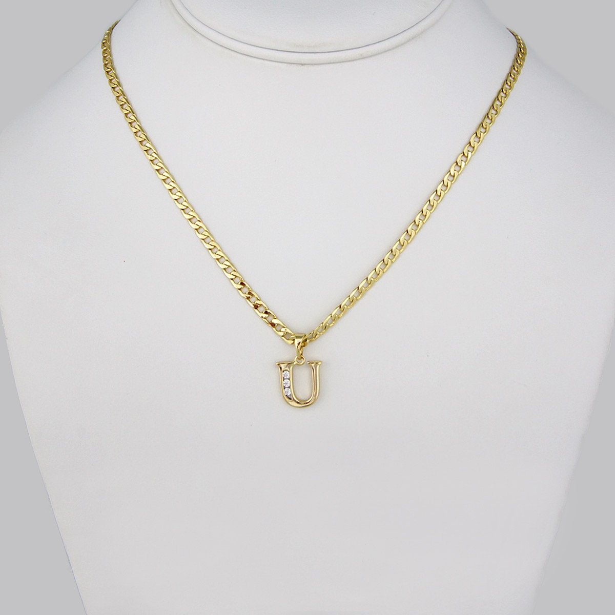 Cadenas & Colgantes/Chain W/Pendants / 14K Real Color/ Zircon Stone/ 3mm x 45cm// SET198