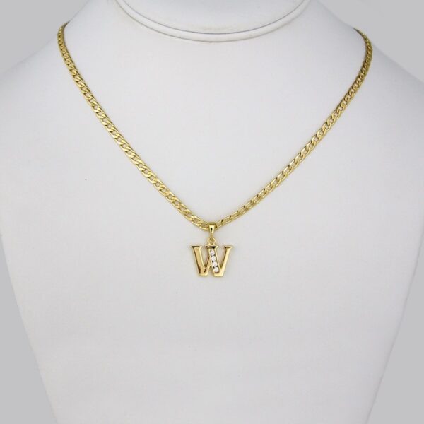 Cadenas & Colgantes/Chain W/Pendants / 14K Real Color/  Zircon Stone/  3mm x 45cm// SET200