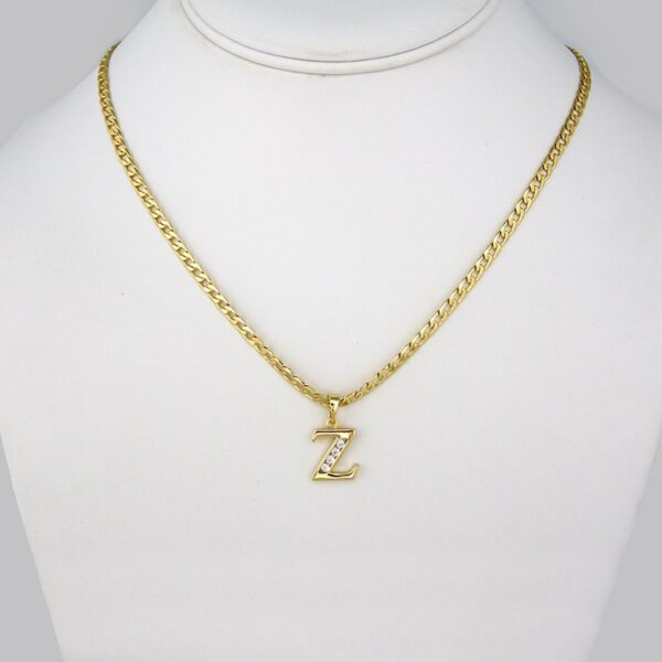 Cadenas & Colgantes/Chain W/Pendants / 14K Real Color/  Zircon Stone/  3mm x 45cm// SET203