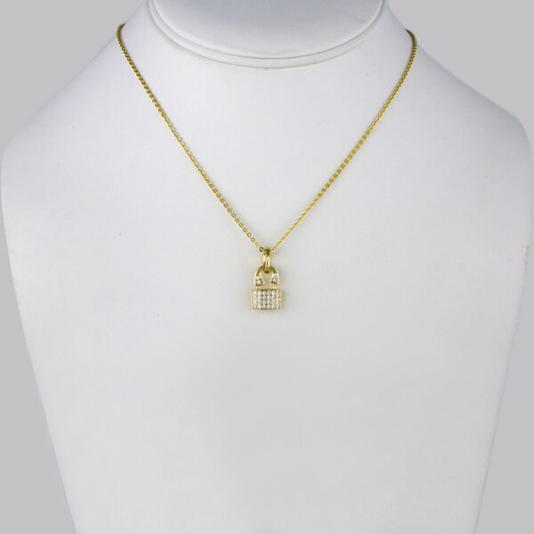 Cadenas & Colgantes/ Chain W/Pendants /14K Real Color/Zircon Stone// SET233