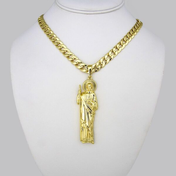 Cadenas & Colgantes/ Chain Men/Pendants/ 14K Real Color/  Plain/  8mm x60cm//  SET243