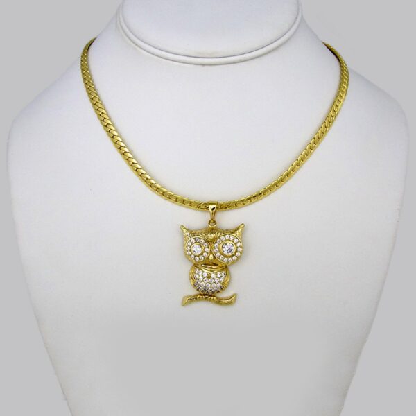 Cadenas & Colgantes/ Chain W/  Pendants/ 14K Real Color/  Zircon Stone/ 5mm x 42cm// SET257