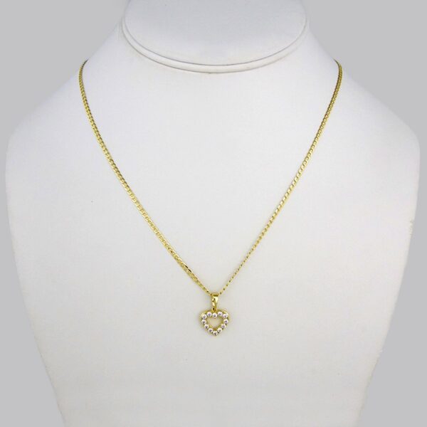 Cadenas & Colgantes/ Chain W/Pendants /14K Real Color/Zircon Stone// SET264