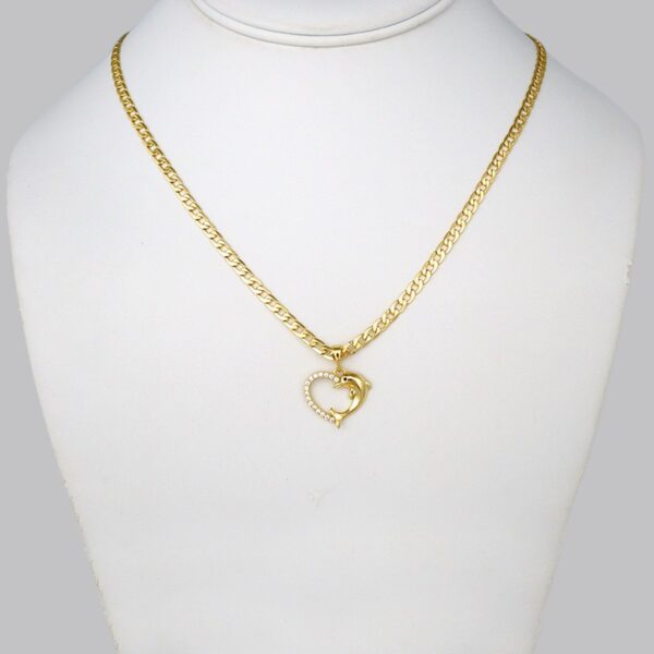 Cadenas & Colgantes/ Chain W/Pendants / 14K Real Color/ Zircon Stone/  3mmx45cm// SET286