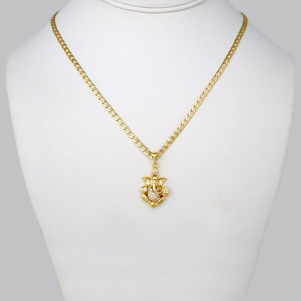 Cadenas & Colgantes/ Chain W/Pendants / 14K Real Color/ Zircon Stone/  3mmx45cm// SET287