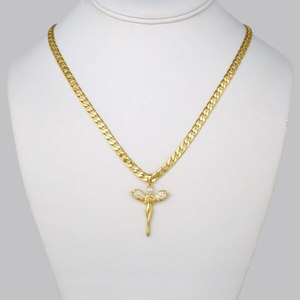Cadenas & Colgantes/ Chain W/  Pendants/  14K Real Color/   Zircon Stone/  6mmx45cm// SET288