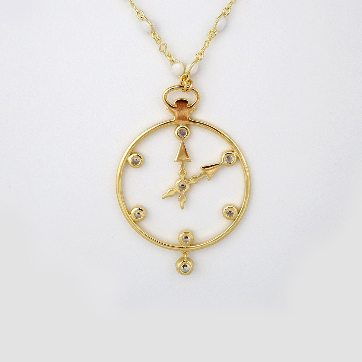 Cadenas & Colgantes/ Chain W/ Pendants/ 14K Real Color/ Zircon Stone/ 60cm// SET294 - Image 2