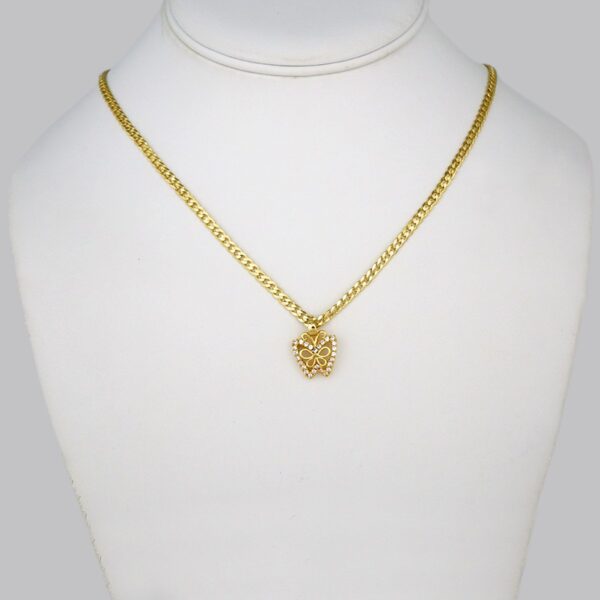 Cadenas & Colgantes/ Chain W/Pendants / 14K Real Color/ Zircon Stone/  3mm x 45cm// SET296