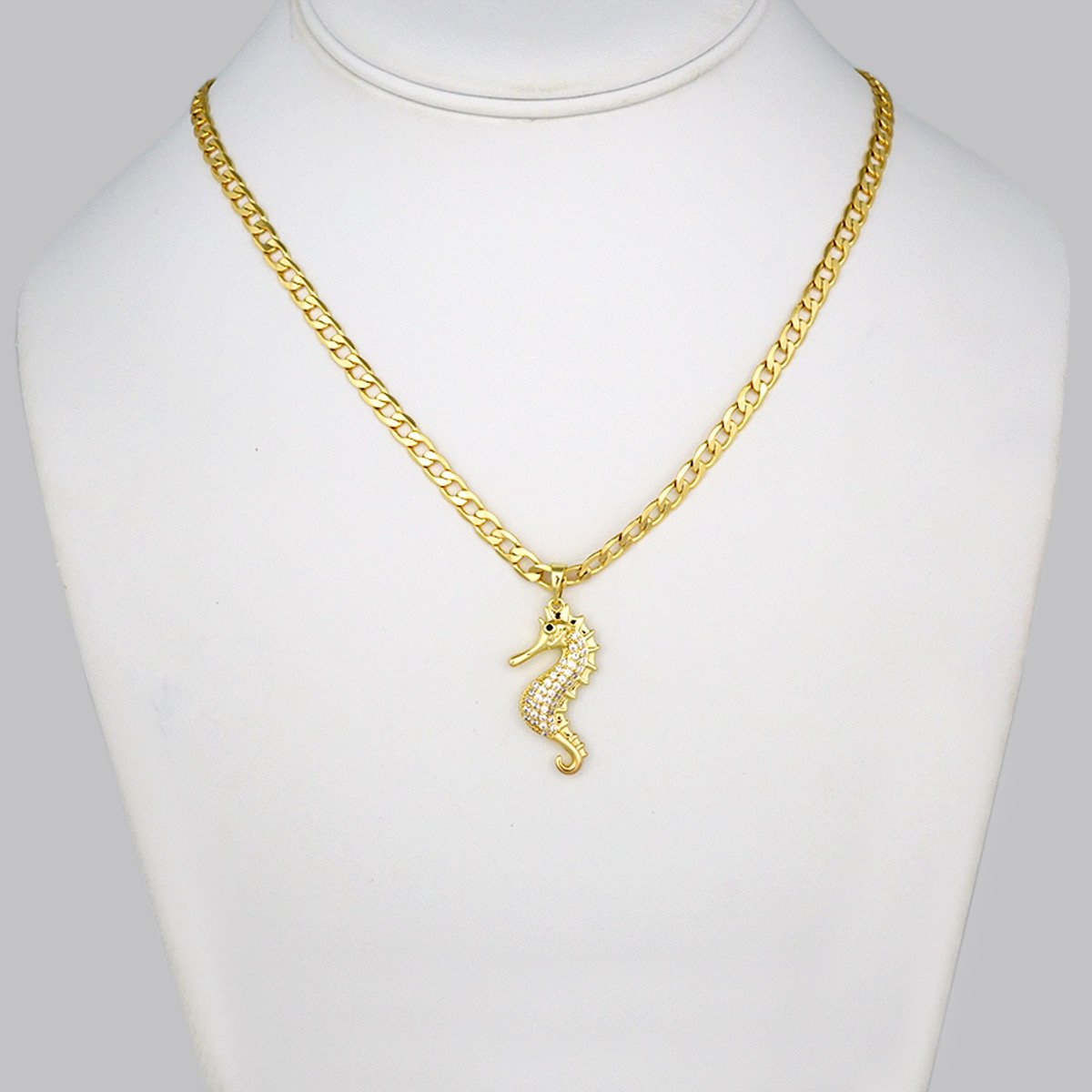 Cadenas & Colgantes/ Chain W/Pendants / 14K Real Color/ Zircon Stone/ 4mmx45cm// SET310
