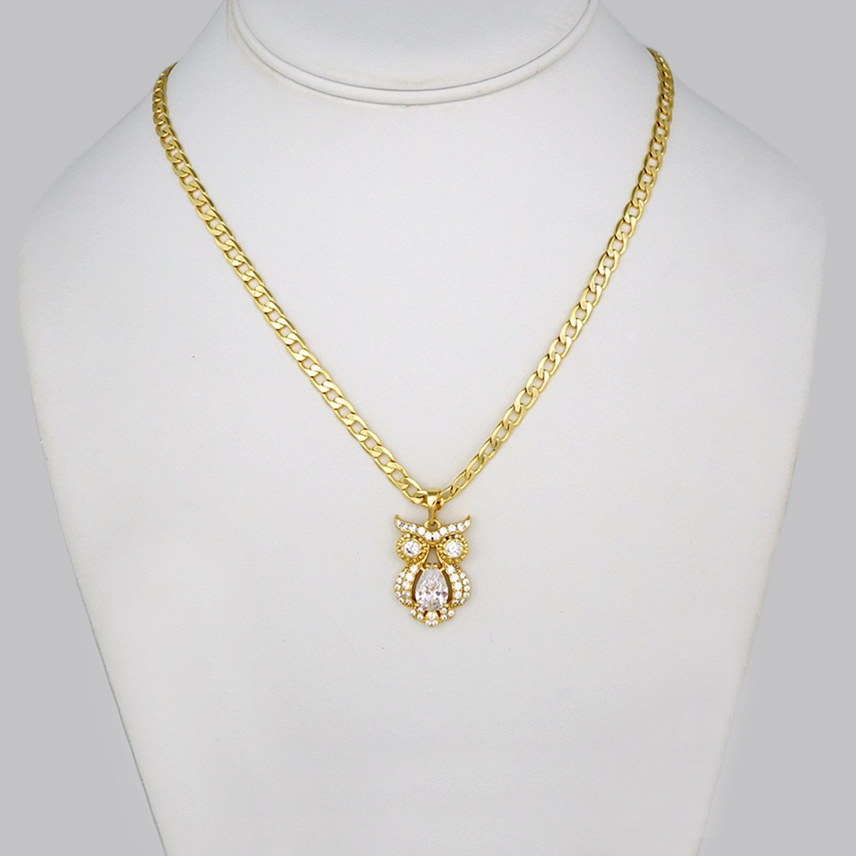 Cadenas & Colgantes/ Chain W/Pendants / 14K Real Color/ Zircon Stone/ 4mmx45cm// SET311