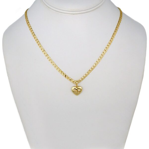 Cadenas & Colgantes/ Chain W/Pendants /  14K Real Color/  Zircon Stone/ 3mmx45cm// SET313