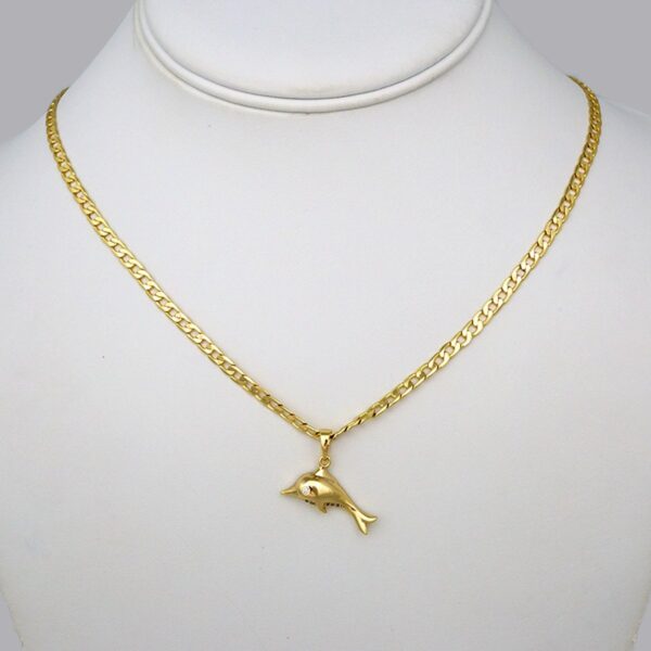 Cadenas & Colgantes/ Chain W/Pendants / 14K Real Color/ Zircon Stone/ 3mmx45cm// SET331