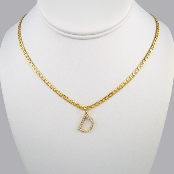 Cadenas & Colgantes/ Chain W/Pendants /  14K Real Color/  Zircon Stone/  3mmx45cm// SET356