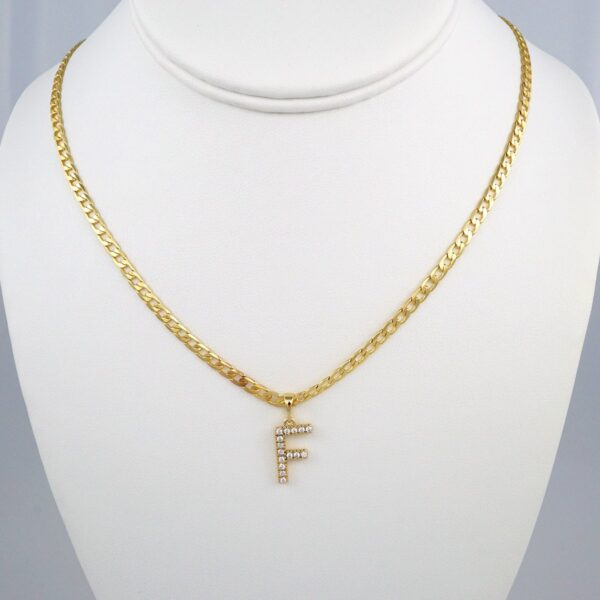 Cadenas & Colgantes/ Chain W/Pendants /  14K Real Color/  Zircon Stone/  3mmx45cm// SET358