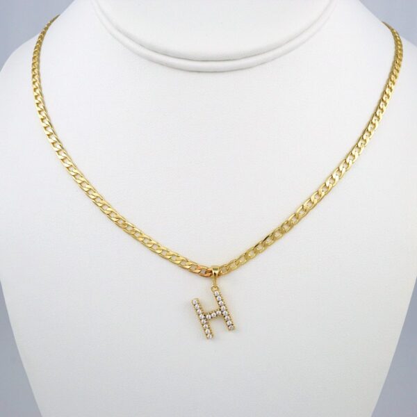 Cadenas & Colgantes/ Chain W/Pendants /  14K Real Color/  Zircon Stone/  3mmx45cm// SET360