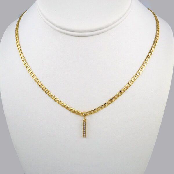 Cadenas & Colgantes/ Chain W/Pendants /  14K Real Color/  Zircon Stone/  3mmx45cm// SET361