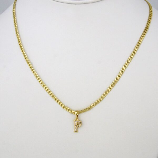 Cadenas & Colgantes/ Chain W/Pendants / 14K Real Color/ Zircon Stone/ 2mm X 45cm  /SET37